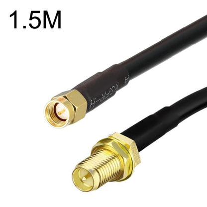 SMA Male To RP-SMA Female RG58 Coaxial Adapter Cable, Cable Length:1.5m by buy2fix
