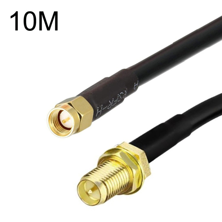 SMA Male To RP-SMA Female RG58 Coaxial Adapter Cable, Cable Length:10m by buy2fix