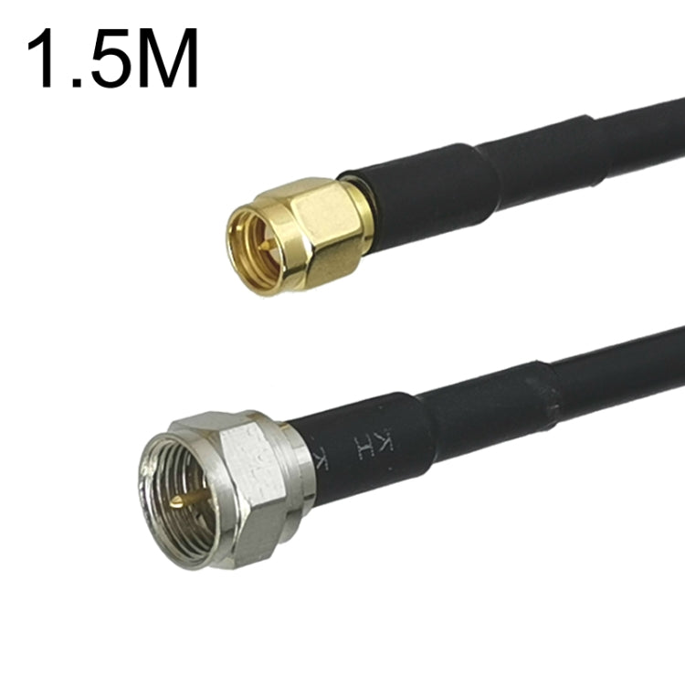 SMA Male To F TV Male RG58 Coaxial Adapter Cable, Cable Length:1.5m by buy2fix