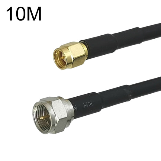 SMA Male To F TV Male RG58 Coaxial Adapter Cable, Cable Length:10m by buy2fix
