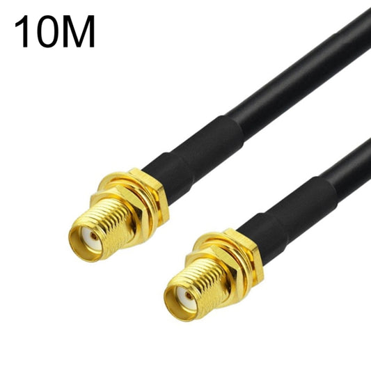 SMA Female To SMA Female RG58 Coaxial Adapter Cable, Cable Length:10m by buy2fix