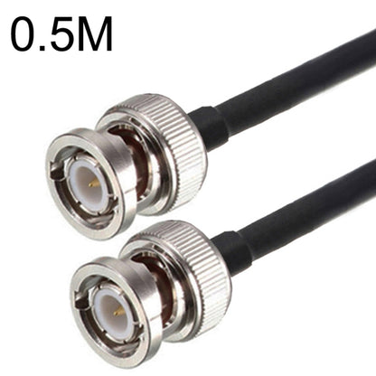 BNC Male To BNC Male RG58 Coaxial Adapter Cable, Cable Length:0.5m by buy2fix