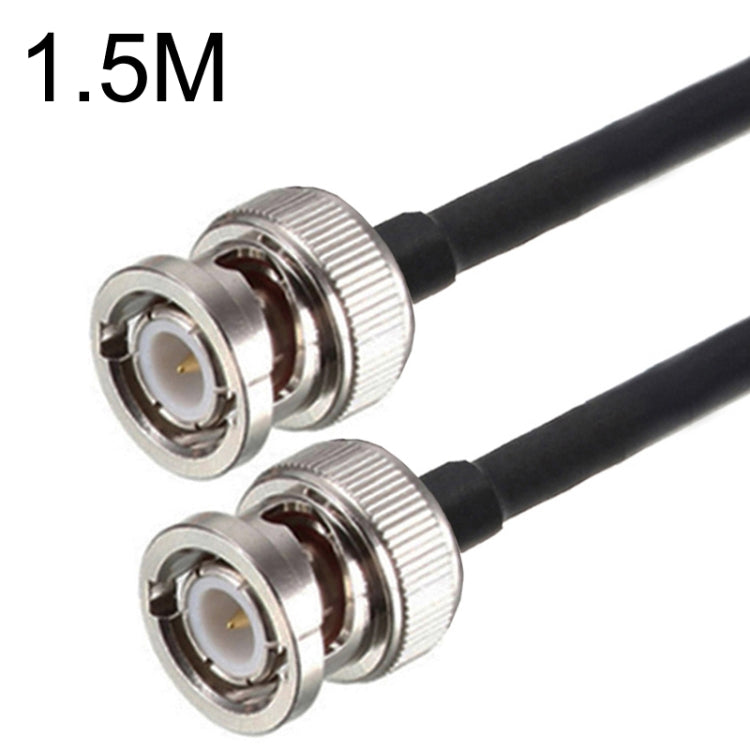 BNC Male To BNC Male RG58 Coaxial Adapter Cable, Cable Length:1.5m by buy2fix