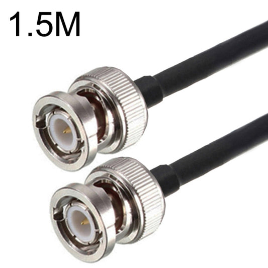 BNC Male To BNC Male RG58 Coaxial Adapter Cable, Cable Length:1.5m by buy2fix