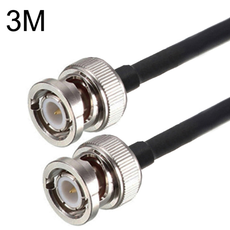 BNC Male To BNC Male RG58 Coaxial Adapter Cable, Cable Length:3m by buy2fix