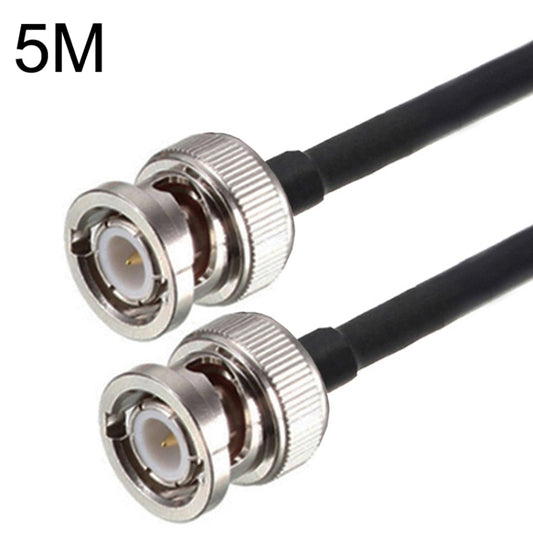 BNC Male To BNC Male RG58 Coaxial Adapter Cable, Cable Length:5m by buy2fix