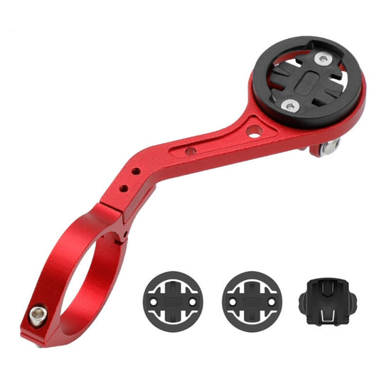 BG-371 Bicycle Aluminum Alloy Code Table Frame Universal Code Table Extension Flashlight Bracket(Red) by buy2fix