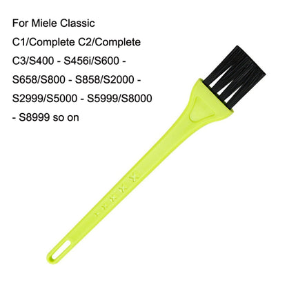 10PCS For Miele 3DFJM / Complete C2 Vacuum Cleaner Accessories Cleaning Brush(Yellow) - For Miele Accessories by buy2fix | Online Shopping UK | buy2fix