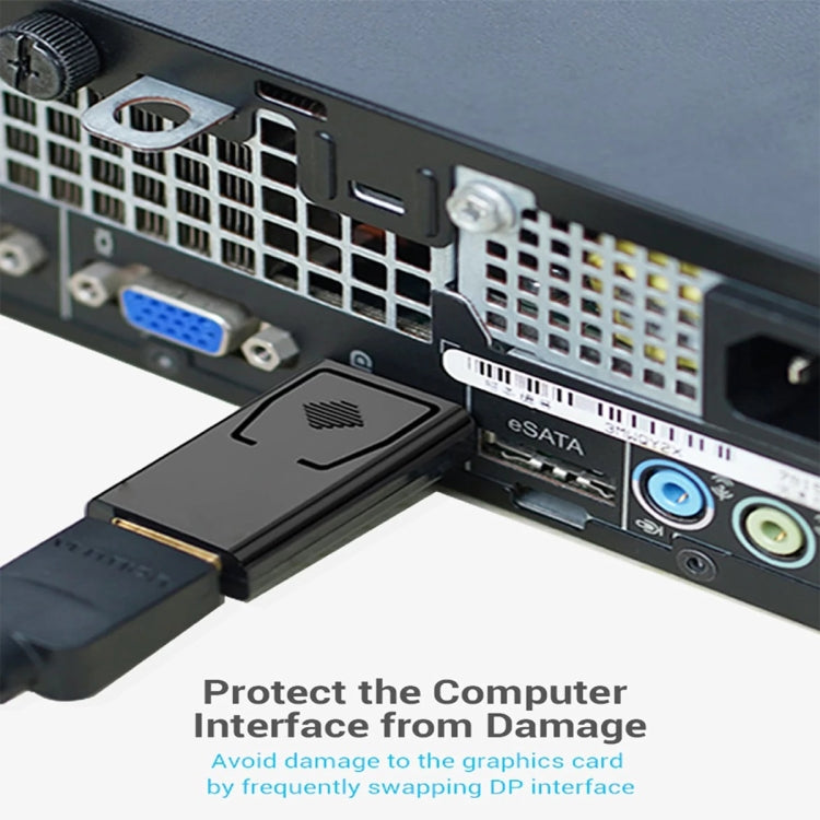 Displayport to Hdmi Conversion Head Big DP to HDMI Adapter by buy2fix