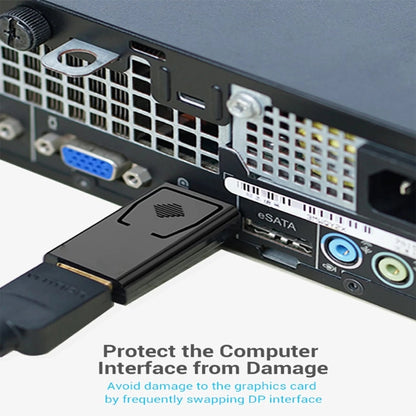 Displayport to Hdmi Conversion Head Big DP to HDMI Adapter by buy2fix