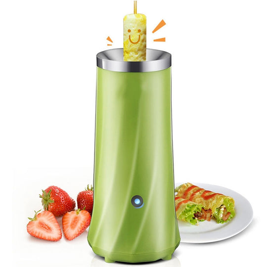 Machine à rouler les œufs multifonctionnelle automatique, chaudière à œufs électrique, Machine à omelette, outil pour le petit déjeuner (vert)