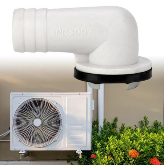 Elbow Air Conditioning External Air Conditioner Outlet Drain Nozzle Universal Drainage Tool for LG Air Conditioner(Diameter 19mm) - Air Conditioner Parts by buy2fix | Online Shopping UK | buy2fix