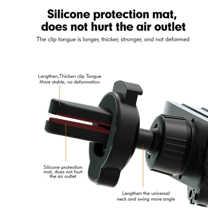 Car Air Conditioning Air Outlet Mobile Phone Holder(Gray Upgrade Pro Metal) by buy2fix