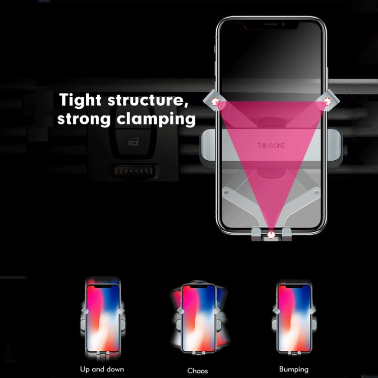 Car Air Conditioning Air Outlet Mobile Phone Holder(Gray Upgrade Pro Metal) by buy2fix