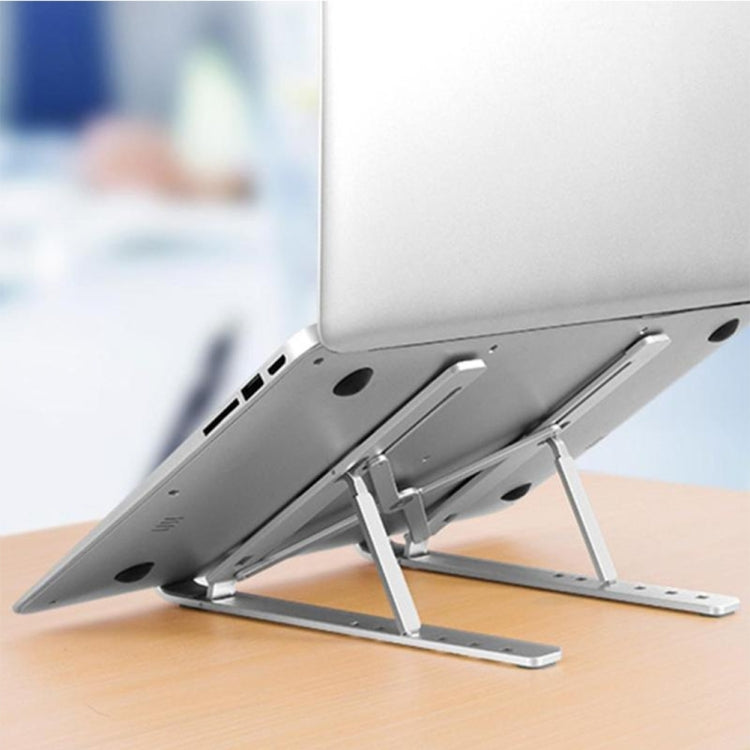 Aluminum Alloy Couch Notebook Mount Sofa Foldable Laptop Stand(Silver) by buy2fix