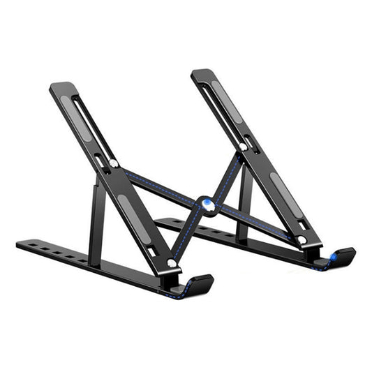 Aluminum Alloy Couch Notebook Mount Sofa Foldable Laptop Stand(Black) - Laptop Stand by buy2fix | Online Shopping UK | buy2fix