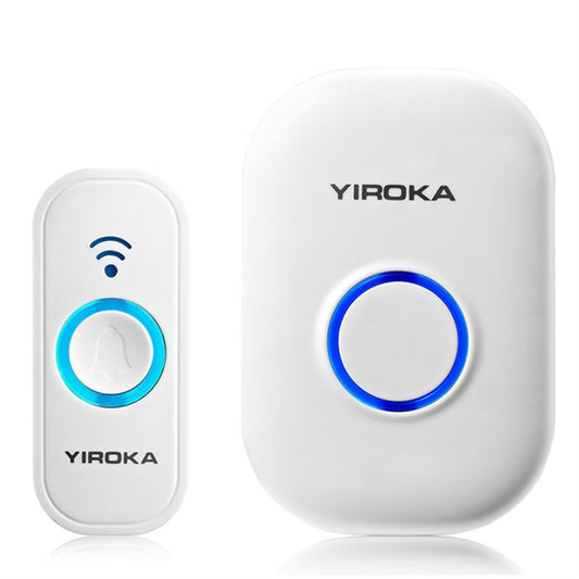 Yiroka Wireless Doorbell Smart Doorbell Digital Doorbell for the Elderly, Plug type:EU Plug - Wireless Doorbell by Yiroka | Online Shopping UK | buy2fix