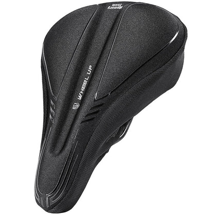 WHEEL UP Mountain Bike Cushion Cover Thicken and Comfortable Soft Bike Widen Sponge Cushion Cover for Four Seasons(L) - Bicycle Saddle by buy2fix | Online Shopping UK | buy2fix