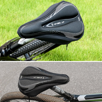 WHEEL UP Mountain Bike Cushion Cover Thicken and Comfortable Soft Bike Widen Sponge Cushion Cover for Four Seasons(S) - Bicycle Saddle by WHEEL UP | Online Shopping UK | buy2fix