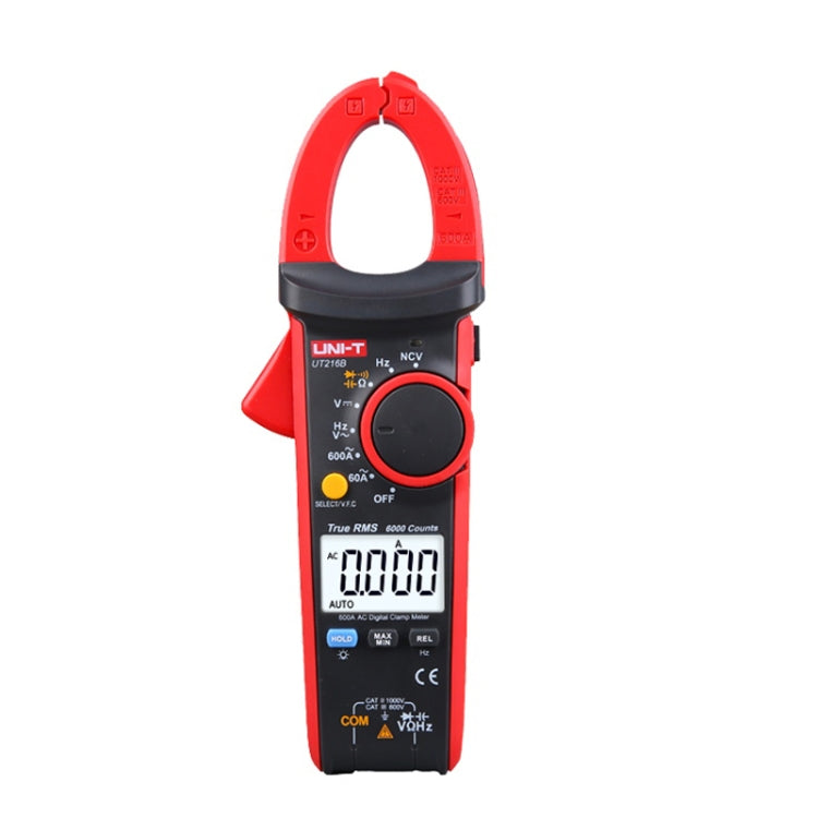 UNI-T UT216B 600A Digital Clamp Meter AC DC Voltage Detector - Digital Multimeter by UNI-T | Online Shopping UK | buy2fix