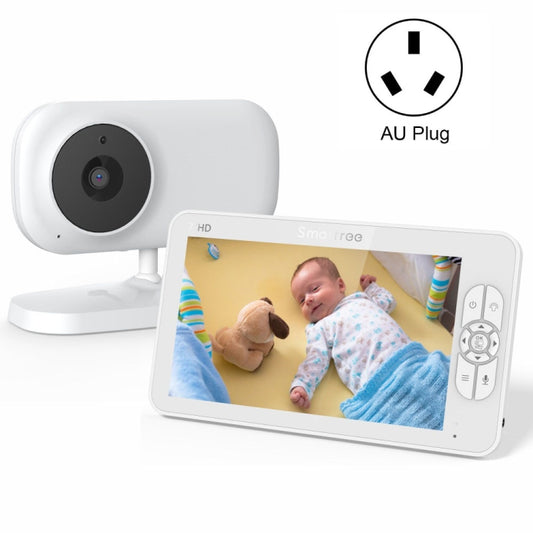 SM70 7-inch 720 x 1080P Wireless Baby Monitor Camera Temperature Monitor 2 Way Audio AU Plug - Baby Monitor by buy2fix | Online Shopping UK | buy2fix
