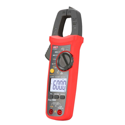UNI-T  UT204+ 600A  Digital Clamp Meter AC DC Voltage Detector - Digital Multimeter by UNI-T | Online Shopping UK | buy2fix