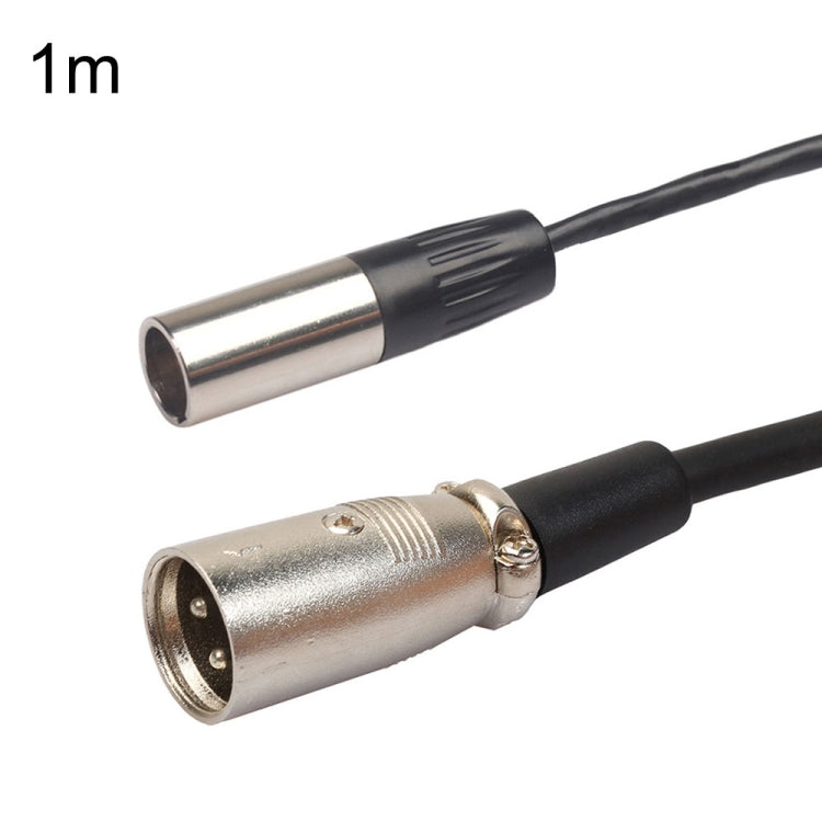 Xlrmini Caron Male To Mini Male Balancing Cable For 48V Sound Card Microphone Audio Cable, Length:1m - Microphone Audio Cable & Connector by buy2fix | Online Shopping UK | buy2fix