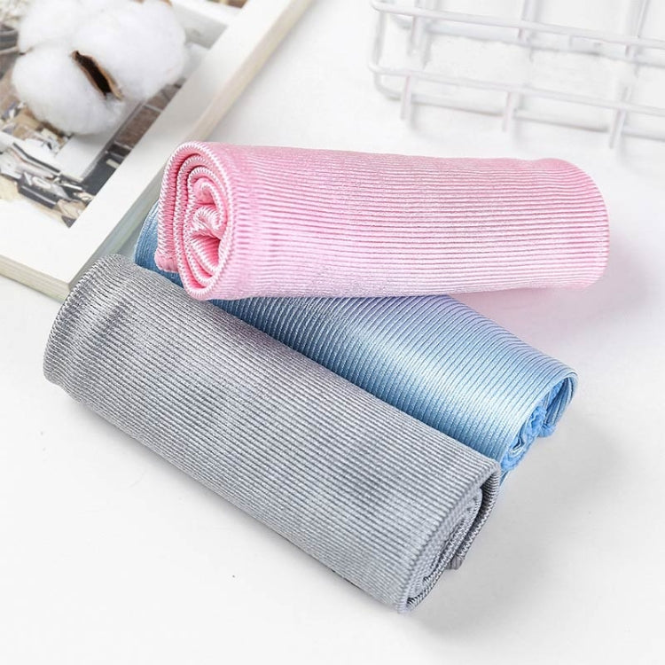 Microfiber Wipe Glass Non-Marking Cleaning Cloth, Size:30x30cm, Colour:Blue - Sponges, Cloths & Brushes by buy2fix | Online Shopping UK | buy2fix