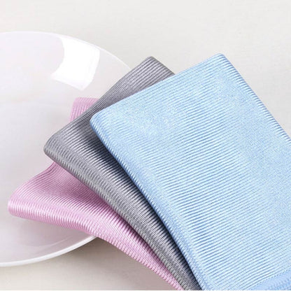 Microfiber Wipe Glass Non-Marking Cleaning Cloth, Size:30x30cm, Colour:Blue - Sponges, Cloths & Brushes by buy2fix | Online Shopping UK | buy2fix