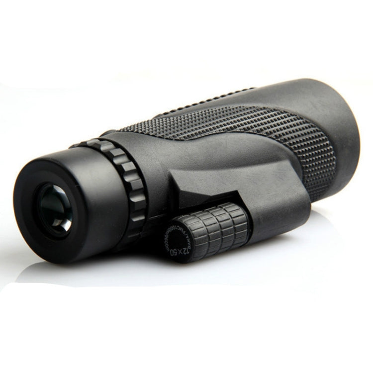 12 X 50 Monocular Binoculars High Power HD Full Optics Telescopes, Color:Standard by buy2fix