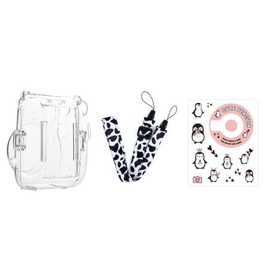 For Fujifilm Instax Mini 11  5sets Storage Case + Shoulder Strap + Sticker 3 In 1 Set(Set 8) - Protective Case by buy2fix | Online Shopping UK | buy2fix