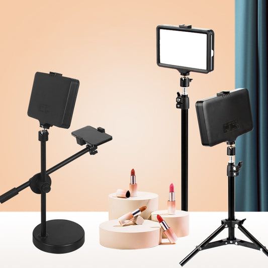 6 Inch 3200-5500K Three-color Temperature Photography Flat-panel Live Fill Light,Spec: 0.5m Bracket - Selfie Light by buy2fix | Online Shopping UK | buy2fix
