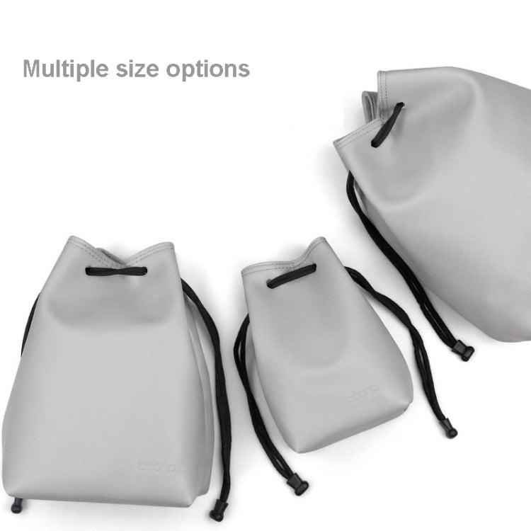 Baona Camera Bag Lens Drawstring Pouch, Size: Small(Gray) - Soft Bag by Baona | Online Shopping UK | buy2fix