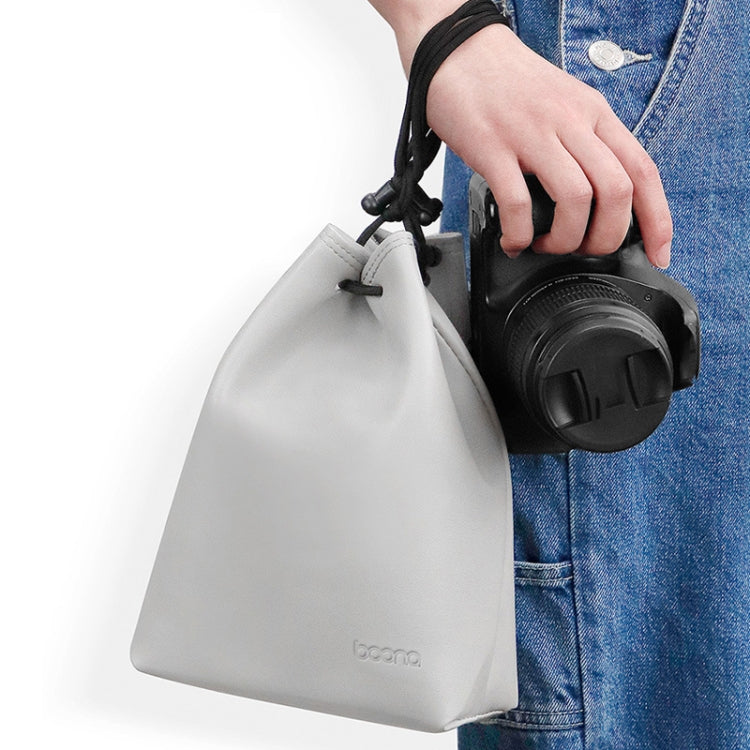 Baona Camera Bag Lens Drawstring Pouch, Size: Medium(Blue) - Soft Bag by Baona | Online Shopping UK | buy2fix