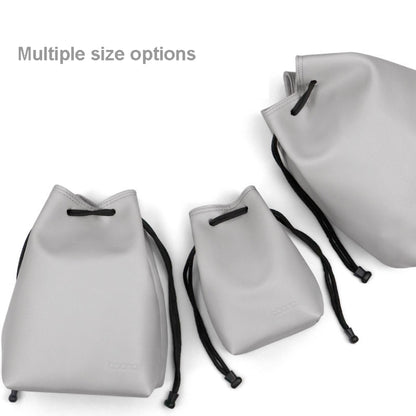 Baona Camera Bag Lens Drawstring Pouch, Size: Large(Gray) - Soft Bag by Baona | Online Shopping UK | buy2fix