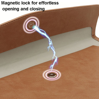 PU Leather Litchi Pattern Sleeve Case For 14 Inch Laptop, Style: Single Bag ( Black by buy2fix