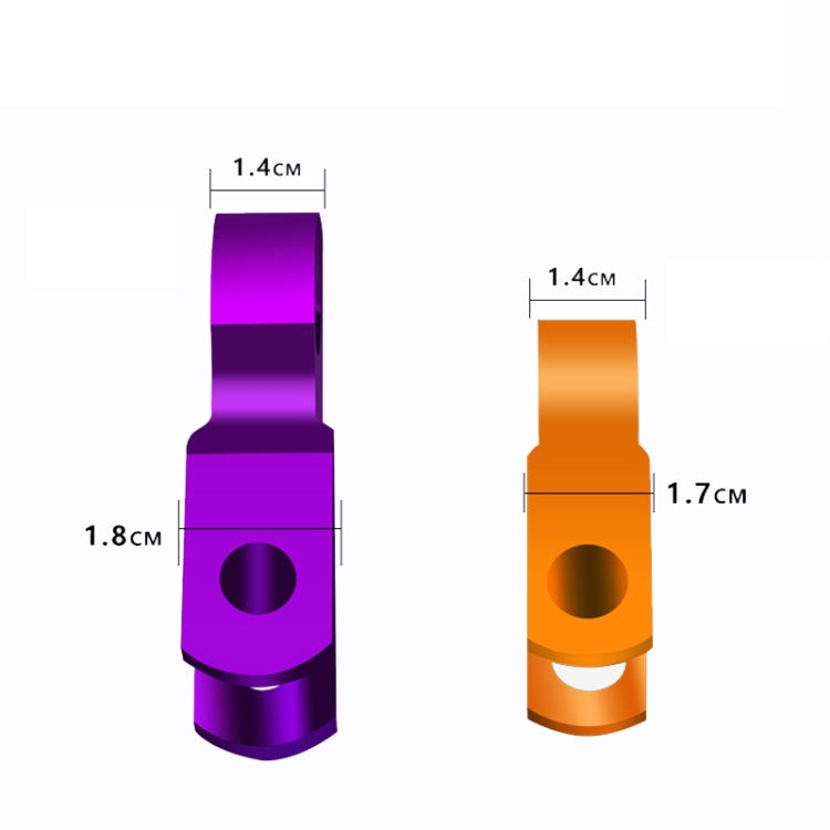 2 Pairs Shock Absorber Extender Height Extension for Motorcycle, Size: Large(Red) - Replacement Parts by buy2fix | Online Shopping UK | buy2fix