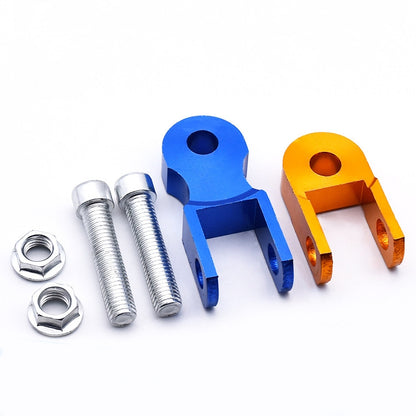 2 Pairs Shock Absorber Extender Height Extension for Motorcycle, Size: Large(Black) by buy2fix