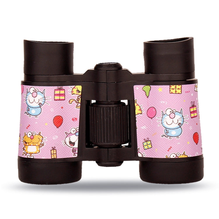 4X30 Binocular Telescope Bird Watching Telescope Gifts for Children(Cartoon Pink) by buy2fix
