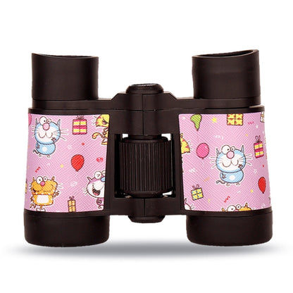 4X30 Binocular Telescope Bird Watching Telescope Gifts for Children(Cartoon Pink) by buy2fix