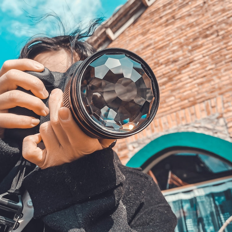 82mm Kaleidoscope Prism Foreground Blur Camera Glass Filter Lens by buy2fix