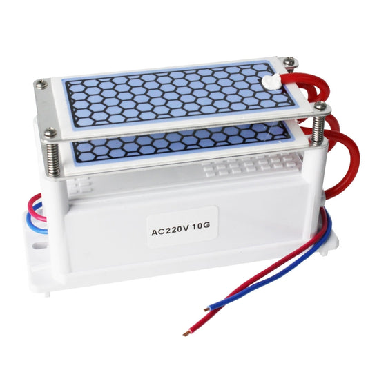 Portable Ceramic Ozone Generator Two Sheets Air Purifier Sterilizing Active Oxygen Purifier(220V  10G) - Air Purifiers & Accessories by buy2fix | Online Shopping UK | buy2fix