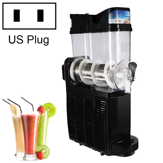 Single Cylinder Snow Melting Machine Large Capacity Smoothie Machine Milk Tea Shop Desktop Slush Fruit Juice Machine, Plug Standard:US Plug(Black) - Electric juicers by buy2fix | Online Shopping UK | buy2fix