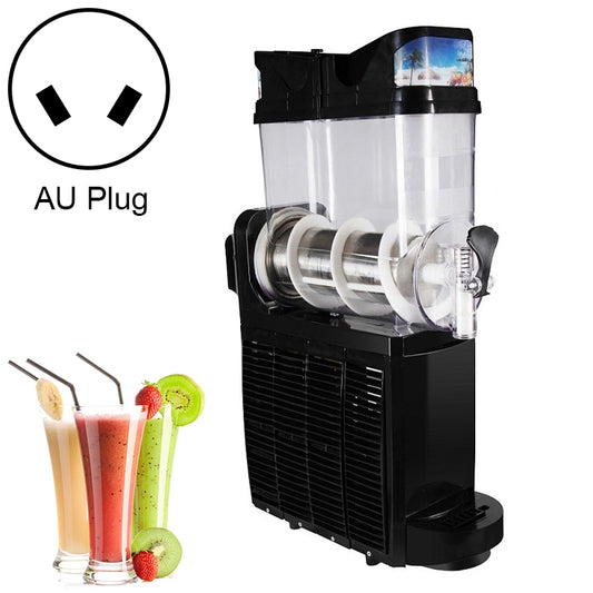 Single Cylinder Snow Melting Machine Large Capacity Smoothie Machine Milk Tea Shop Desktop Slush Fruit Juice Machine, Plug Standard:AU Plug(Black) - Electric juicers by buy2fix | Online Shopping UK | buy2fix
