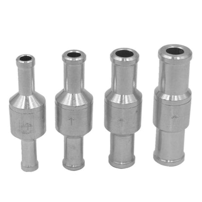 Car Aluminum Alloy Gasoline Fuel Check Valve, Size:M6(Silver) - Engine Fittings by buy2fix | Online Shopping UK | buy2fix