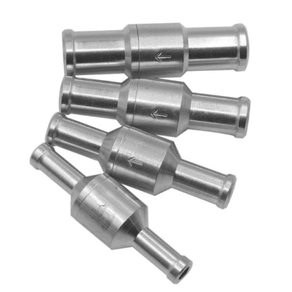 Car Aluminum Alloy Gasoline Fuel Check Valve, Size:M6(Silver) - Engine Fittings by buy2fix | Online Shopping UK | buy2fix