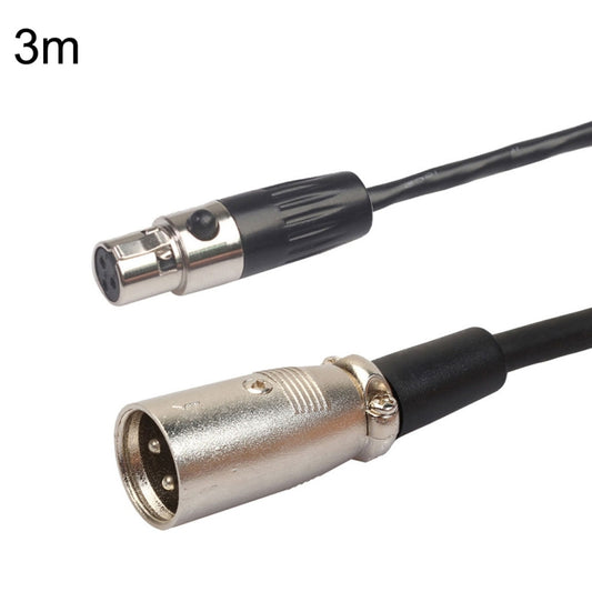 Xlrmini Caron Male To Mini Female Balancing Cable For 48V Sound Card Microphone Audio Cable, Length:3m - Microphone Audio Cable & Connector by buy2fix | Online Shopping UK | buy2fix