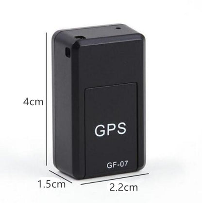 GF07 Mini GPS Tracking Strong Magnetic Locator Voice-controlled Recording Anti-lost Device Only Supports 2G Network(Black) by buy2fix