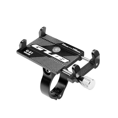 G-81 Bicycle Aluminum Alloy Mobile Phone Navigation Bracket Riding Equipment(Black) by buy2fix