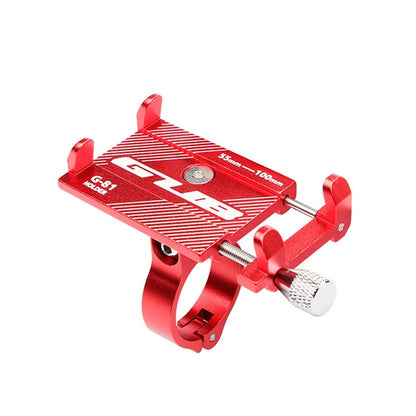 G-81 Bicycle Aluminum Alloy Mobile Phone Navigation Bracket Riding Equipment(Red) by buy2fix